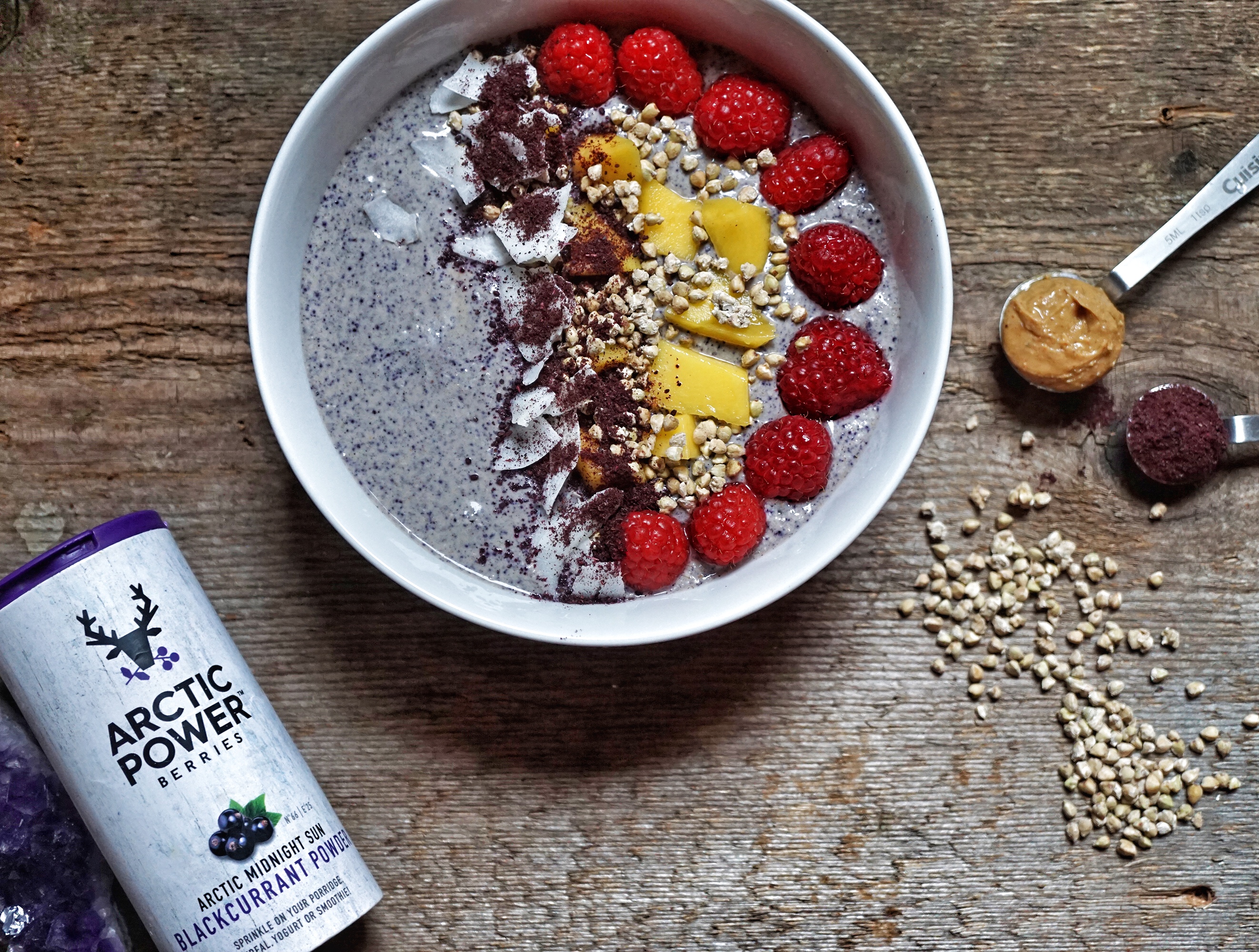 Raw Buckwheat Porridge Recipe Peanut Butter & Arctic Power Berries ...